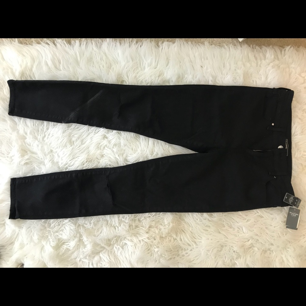 Abercrombie & Fitch black skinny jeans